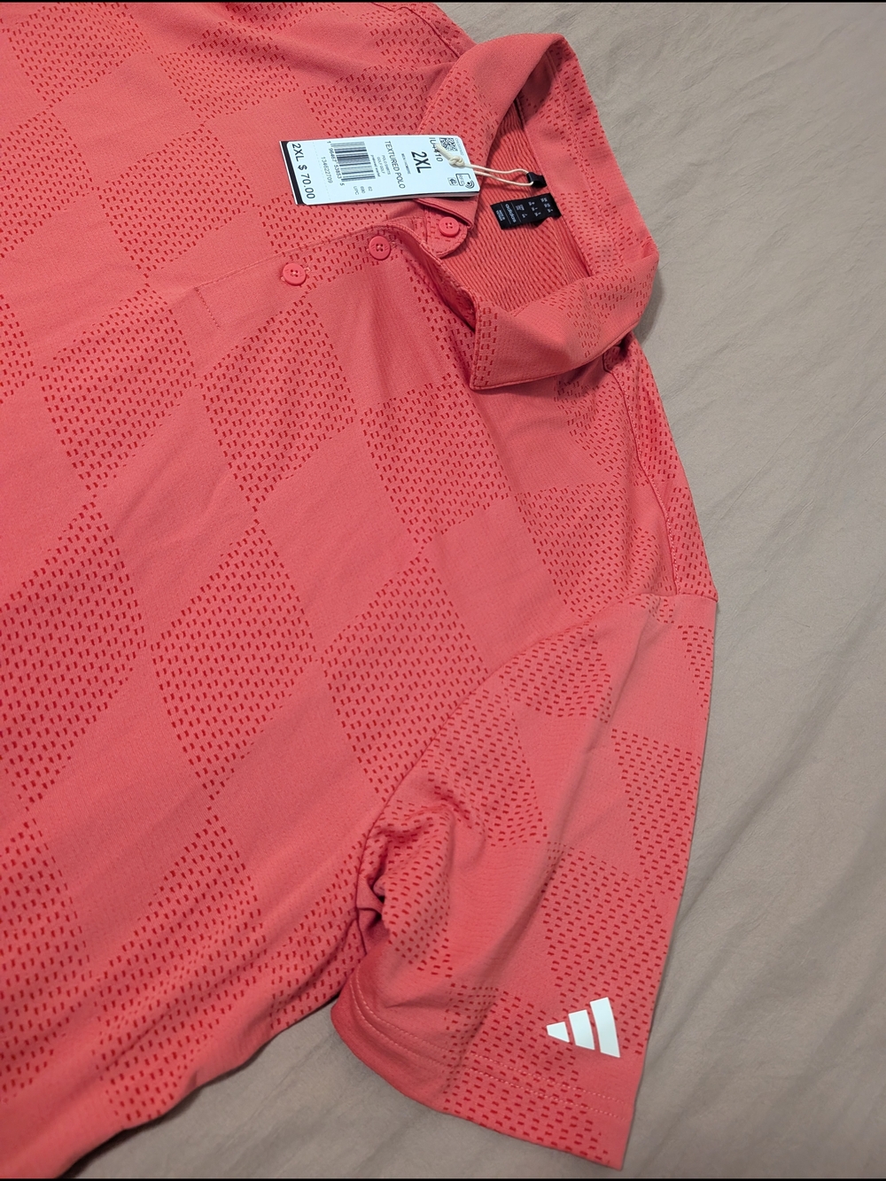 adidas Men's Coral Performance Polo